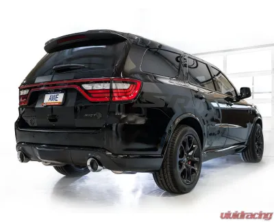 AWE Tuning Touring Edition Exhaust | 3" Diameter | 5" Dual Chrome Silver Tips Dodge Durango 2018-2022 - 3015-32952