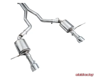 AWE Tuning Touring Edition Exhaust | 3" Diameter | 5" Dual Chrome Silver Tips Dodge Durango 2018-2022 - 3015-32952