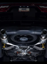 AWE Tuning Touring Edition Exhaust | 3" Diameter | 5" Dual Chrome Silver Tips Dodge Durango 2018-2022                                     - 3015-32952 - Image 11