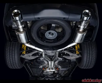 AWE Tuning Touring Edition Exhaust | 3" Diameter | 5" Dual Chrome Silver Tips Dodge Durango 2018-2022 - 3015-32952