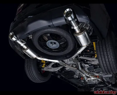 AWE Tuning Touring Edition Exhaust | 3" Diameter | 5" Dual Chrome Silver Tips Dodge Durango 2018-2022 - 3015-32952