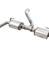 AWE Tuning Tread Edition Axle Back Dual Exhaust for Jeep Wrangler 2018-2025, 3" Diameter, Black Tips                                     - 3015-33001 - Image 11