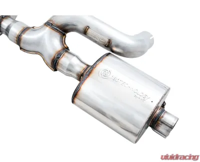 AWE Tuning Tread Edition Axle Back Dual Exhaust | 3" Diameter | 4.5" Dual Diamond Black Tips Jeep Wrangler 2012-2018 - 3015-33003