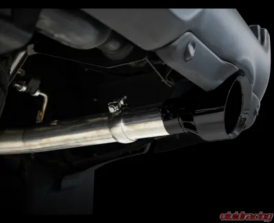 AWE Tuning 0FG Dual Rear Exit Cat Back | 3" Diameter | 5" Dual Diamond Black Tips Ram 1500 2011-2018 - 3015-33004
