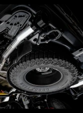 AWE Tuning 0FG Cat Back Exhaust | 3" Diameter | 4.5" Dual Diamond Black Tips Ram TRX 2021-2024                                     - 3015-33005 - Image 3