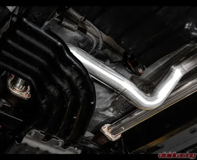 AWE Tuning 0FG Cat Back Exhaust | 3" Diameter | 4.5" Dual Diamond Black Tips Ram TRX 2021-2024 - 3015-33005