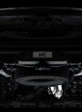 AWE Tuning 0FG Cat Back Exhaust | 3" Diameter | 4.5" Dual Diamond Black Tips Ram TRX 2021-2024                                     - 3015-33005 - Image 8