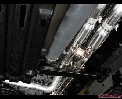 AWE Tuning 0FG Cat Back Exhaust | 3" Diameter | 4.5" Dual Diamond Black Tips Ram TRX 2021-2024 - 3015-33005