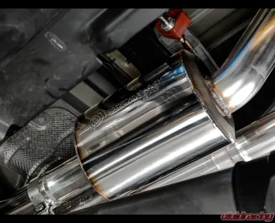 AWE Tuning 0FG Cat Back Exhaust | 3" Diameter | 4.5" Dual Diamond Black Tips Ram TRX 2021-2024 - 3015-33005