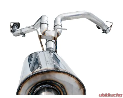 AWE Tuning 0FG Dual Rear Exit Cat Back | 3" Diameter | 5" Dual Diamond Black Tips Ram 1500 2019-2024 - 3015-33006