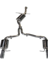 AWE Tuning Touring Edition Exhaust | 2.5" Diameter | 3.54" Dual Outlet Diamond Black Tips Audi allroad 2013-2016                                     - 3015-33018 - Image 2