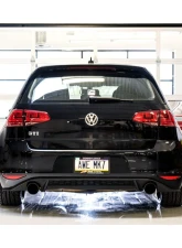 AWE Tuning Touring Edition Exhaust | 3" Diameter | 4" Dual Diamond Black Tips Volkswagen GTI 2015-2017                                     - 3015-33050 - Image 4