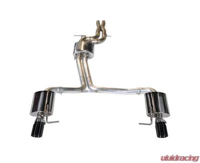AWE Tuning Touring Edition Exhaust | 2.5" Diameter | 4" Dual Outlet Diamond Black Tips Audi A6 Quattro 2012-2015 - 3015-33052