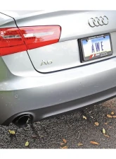 AWE Tuning Touring Edition Exhaust | 2.5" Diameter | 4" Dual Outlet Diamond Black Tips Audi A6 Quattro 2012-2015                                     - 3015-33052 - Image 2