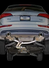 AWE Tuning Touring Edition Exhaust | 2.5" Diameter | 4" Dual Diamond Black Tips Audi Q5 2013-2017                                     - 3015-33054 - Image 2