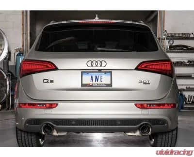 AWE Tuning Touring Edition Exhaust | 2.5" Diameter | 4" Dual Diamond Black Tips Audi Q5 2013-2017 - 3015-33054