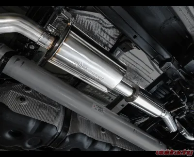 AWE Tuning 0FG Exhaust Dual Diamond Black Tips Toyota Tundra 2022-2025 - 3015-33063