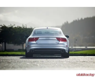 AWE Tuning Touring Edition Exhaust | 2.5" Diameter | 4" Dual Outlet Diamond Black Tips Audi A7 Quattro 2012-2014 - 3015-33064