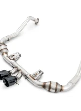 AWE Tuning Touring Edition Exhaust 2.5" Dual Diamond Black Tips for Porsche 718 Boxster/Cayman 2017-2025                                     - 3015-33080 - Image 3