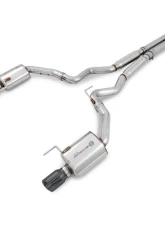 AWE Tuning Touring Edition Cat Back Exhaust | 3" Diameter | 4" Dual Diamond Black Tips Ford Mustang GT 2015-2017                                     - 3015-33084 - Image 3