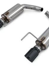 AWE Tuning Touring Edition Axle-Back Exhaust for Ford Mustang EcoBoost 2015-2023, 2.5" Stainless Steel, 4" Dual Diamond Black Tips                                     - 3015-33086 - Image 6