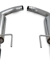 AWE Tuning Touring Edition Axle-Back Exhaust for Ford Mustang EcoBoost 2015-2023, 2.5" Stainless Steel, 4" Dual Diamond Black Tips                                     - 3015-33086 - Image 2