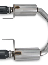 AWE Tuning Touring Edition Axle-Back Exhaust for Ford Mustang EcoBoost 2015-2023, 2.5" Stainless Steel, 4" Dual Diamond Black Tips                                     - 3015-33086 - Image 3