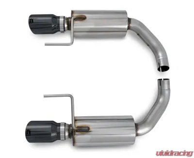 AWE Tuning Touring Edition Axle-Back Exhaust for Ford Mustang EcoBoost 2015-2023, 2.5" Stainless Steel, 4" Dual Diamond Black Tips - 3015-33086