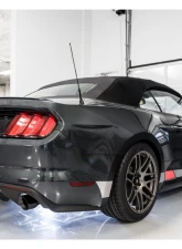 AWE Tuning Touring Edition Axle-Back Exhaust for Ford Mustang EcoBoost 2015-2023, 2.5" Stainless Steel, 4" Dual Diamond Black Tips                                     - 3015-33086 - Image 6