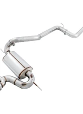 AWE Touring Edition Cat Back Exhaust | Non-Resonated | 3" Diameter | 4" Dual Diamond Black Tips Ford Focus ST 2013-2018                                     - 3015-33092 - Image 3