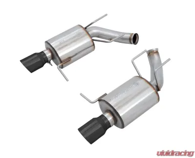 AWE Tuning Touring Edition Axle-back Exhaust | 3" Diameter | 4.5" Dual Diamond Black Tips Ford Mustang GT 2011-2014|Ford Mustang Shelby GT500 2011-2012 - 3015-33094