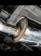 AWE Tuning Tread Edition Cat Back Dual Exhaust | 3" Diameter | 5" Dual Diamond Black Tips Jeep Gladiator 2020-2024                                     - 3015-33101 - Image 2