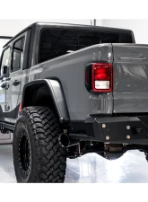 AWE Tuning Tread Edition Cat Back Dual Exhaust | 3" Diameter | 5" Dual Diamond Black Tips Jeep Gladiator 2020-2024                                     - 3015-33101 - Image 5