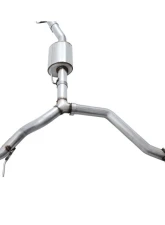 AWE Tuning Tread Edition Cat Back Dual Exhaust | 3" Diameter | 5" Dual Diamond Black Tips Jeep Gladiator 2020-2024                                     - 3015-33101 - Image 6