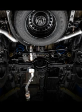 AWE Tuning Tread Edition Cat Back Dual Exhaust | 3" Diameter | 5" Dual Diamond Black Tips Jeep Gladiator 2020-2024                                     - 3015-33101 - Image 12