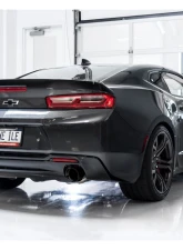 AWE Tuning Touring Edition Axle-back Exhaust | 3" Diameter | 4.5" Dual Outlet Diamond Black Tips Chevrolet Camaro SS 2016-2024|Chevrolet Camaro LT1 2020-2024                                     - 3015-33103 - Image 2