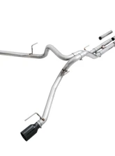 AWE Tuning 0FG Performance Cat Back Exhaust | Resonated | 3" Diameter | 5" Dual Diamond Black Tips Ford F-150 Raptor 2017-2020                                     - 3015-33106 - Image 5