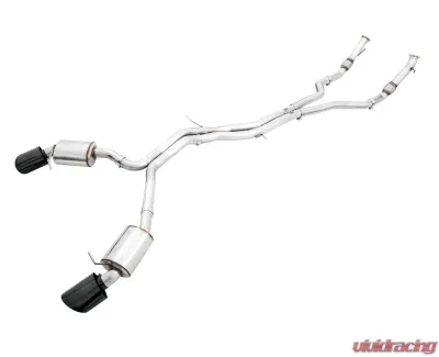 AWE Tuning Touring Edition Exhaust | Non-Resonated | 3" Diameter | 7" Dual Diamond Black RS-Style Tips Audi RS5 Sportback 2019-2019 - 3015-33114