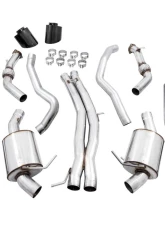 AWE Tuning Touring Edition Exhaust | Non-Resonated | 3" Diameter | 7" Dual Diamond Black RS-Style Tips Audi RS5 Sportback 2019-2019                                     - 3015-33114 - Image 5