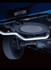 AWE Tuning 0FG Dual Split Rear Exhaust | 3" Diameter | 5" Dual Diamond Black Tips Ford F-150 2021-2025                                     - 3015-33119 - Image 8