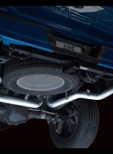 AWE Tuning 0FG Dual Split Rear Exhaust | 3" Diameter | 5" Dual Diamond Black Tips Ford F-150 2021-2025                                     - 3015-33119 - Image 9