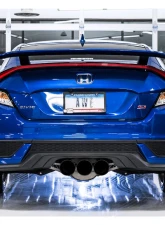 AWE Tuning Touring Edition Exhaust | 3" Diameter | 4.5" Dual Diamond Black Tips Honda Civic Si 2017-2020                                     - 3015-33122 - Image 2