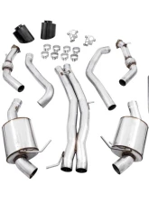 AWE Tuning Touring Edition Exhaust | 3" Diameter | 7" Dual Diamond Black RS-Style Tips Audi RS5 2021-2024                                     - 3015-33123 - Image 8