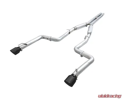 AWE Tuning Track Edition Exhaust | 3" Diameter | 4.5" Dual Diamond Black Tips Dodge Charger 2015-2020 - 3015-33126