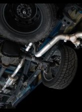 AWE 0FG Side Exit Exhaust | 4.5" Diamond Black Tips                                     - 3015-33145 - Image 11