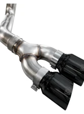 AWE 0FG Side Exit Exhaust | 4.5" Diamond Black Tips                                     - 3015-33145 - Image 4