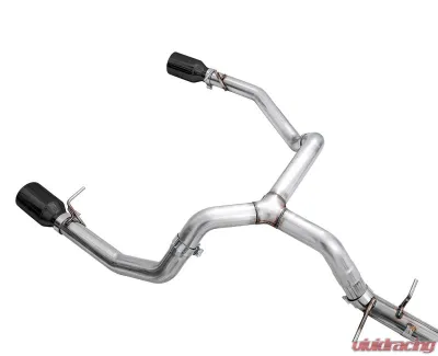AWE Tuning 0FG Cat Back Split Rear Exit Exhaust | 3" Diameter | 5" Dual Diamond Black Tips Chevrolet Silverado 1500 2019-2025|GMC Sierra 1500 Limited 2022-2022 - 3015-33206