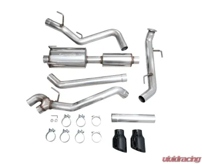 AWE Tuning 0FG Exhaust | 4.5" Dual Diamond Black Tips Toyota Tacoma 2024-2025 - 3015-33254