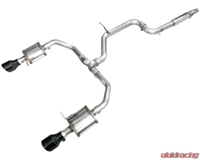 AWE Tuning Touring Edition Exhaust Diamond Black Tips Volkswagen Jetta GLI 2022-2026 - 3015-33275