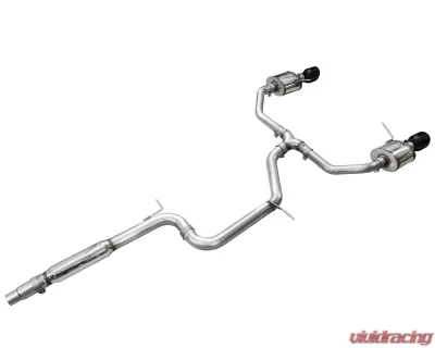 AWE Tuning Touring Edition Exhaust Diamond Black Tips Volkswagen Jetta GLI 2022-2026 - 3015-33275